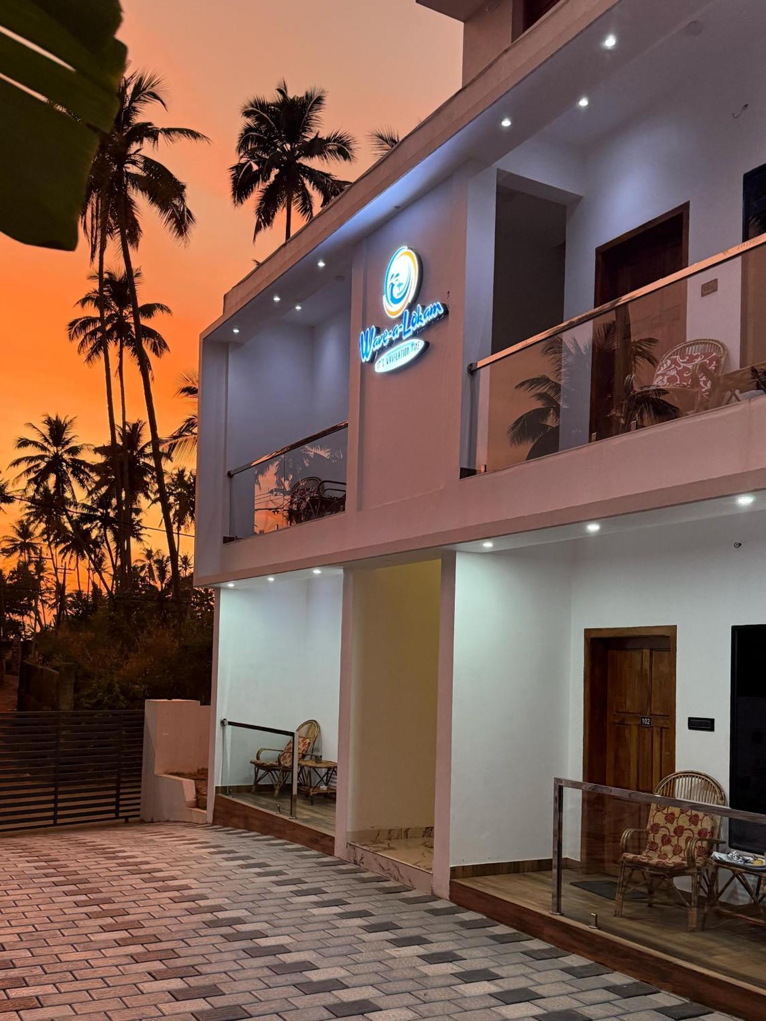 Wavealokam Beach Retreat Varkala Zewnętrze zdjęcie